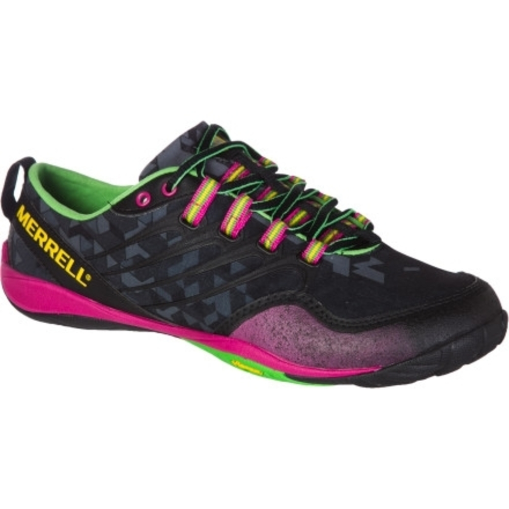 Merrell Vibram Trail Glove Sole Runners Athletic Shoes 7.5 Black & Pink